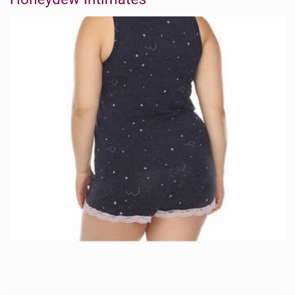 Honeydew Ladies' 2-piece Tank and Short Set lace nwt night blue - Picture 6 of 6